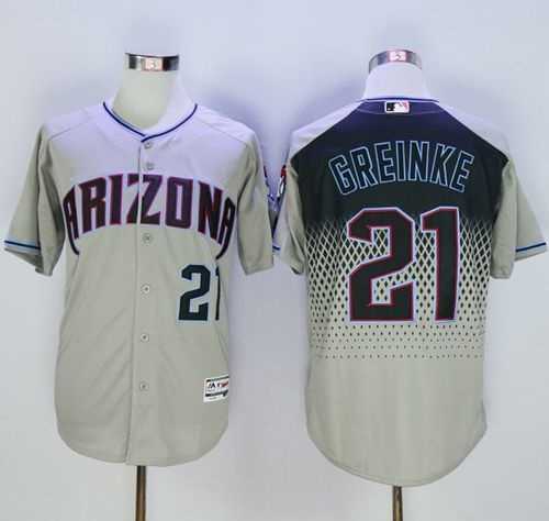 Arizona Diamondbacks #21 Zack Greinke Gray-Capri New Cool Base Stitched Baseball Jersey,We sell and wholesale Arizona Diamondbacks #21 Zack Greinke Gray-Capri New Cool Base Stitched Baseball Jersey on line form chian!